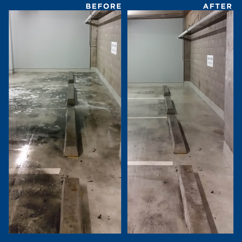 Industrial Scubbing Before and After